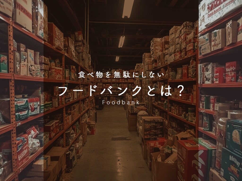 【フードバンクとは？】 その意義と背景、日本での主要な活動