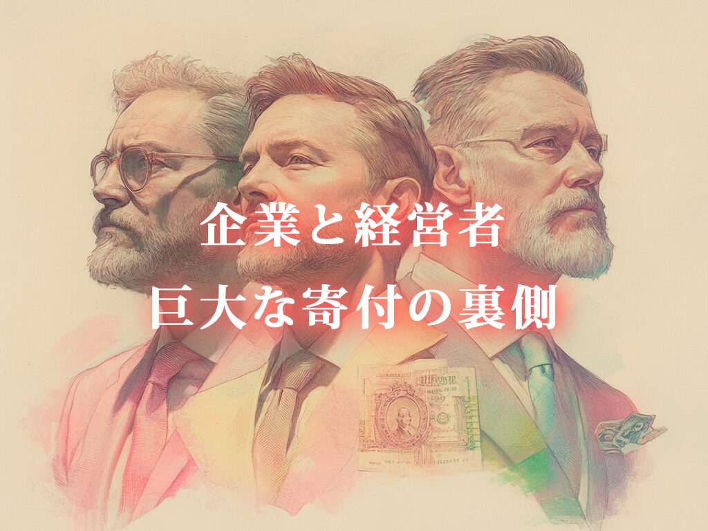 【企業と経営者】の社会貢献活動：彼らはなぜ寄付を続けるのか？