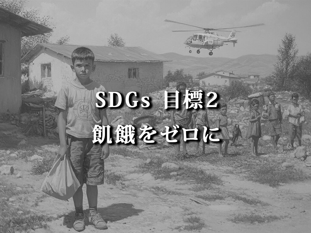 【SDGs 目標2】「飢餓をゼロに」とは？飢餓問題の背景やデータ。目標の全貌