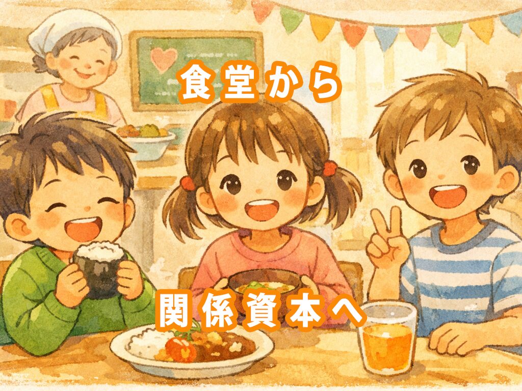 【子ども食堂の次段階】食事支援から“関係資本”のインフラへ